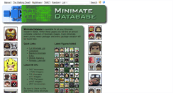Desktop Screenshot of minimatedatabase.com